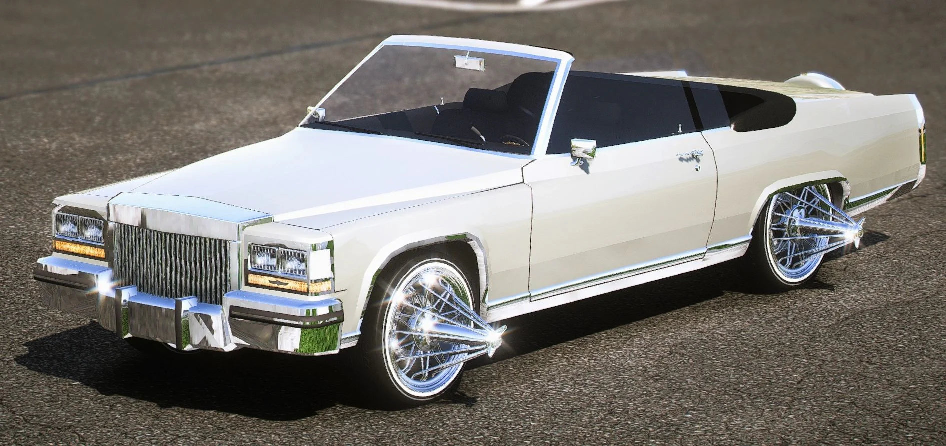 (Unbranded) Cadillac Deville Cabrio 1985 Swangas | One Deep