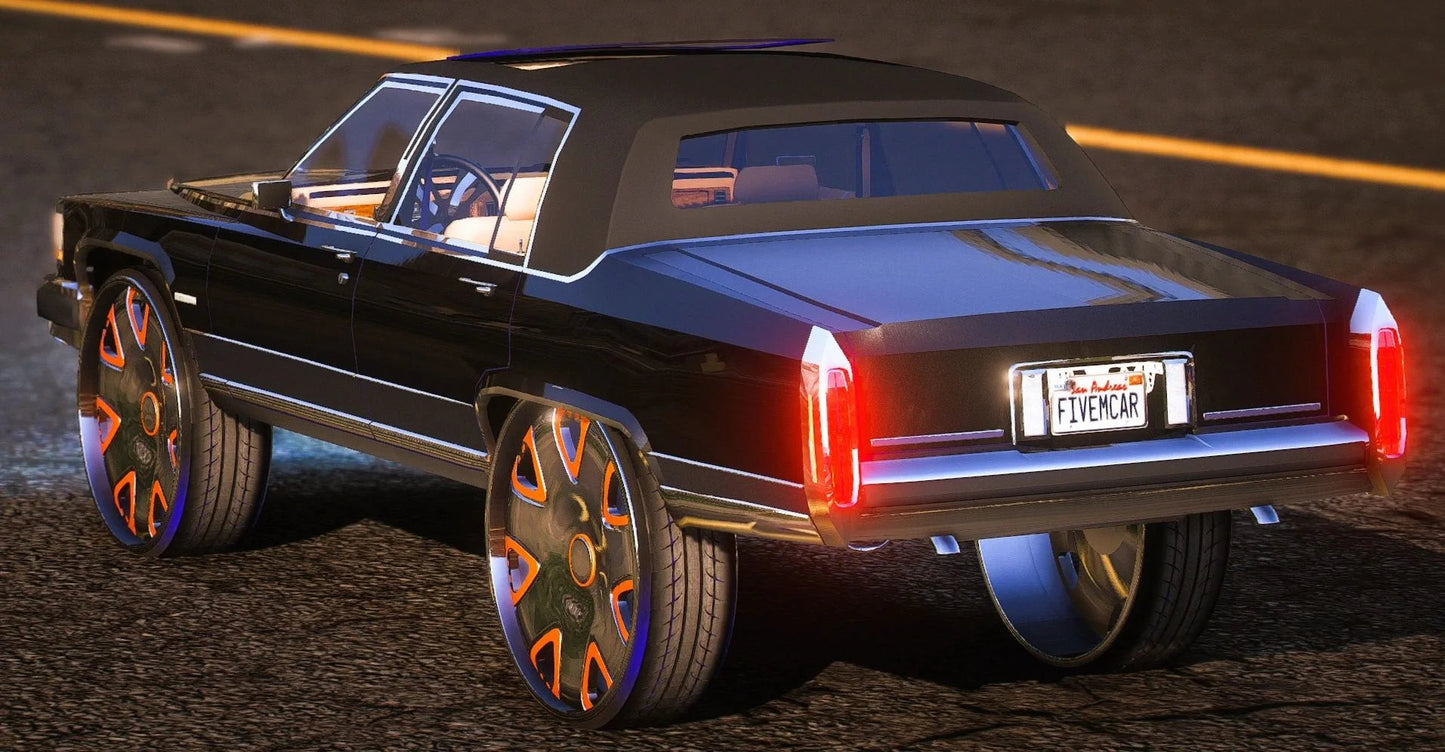 (Unbranded) Cadillac Fleetwood Donk Spiners 1988 | Ismackz