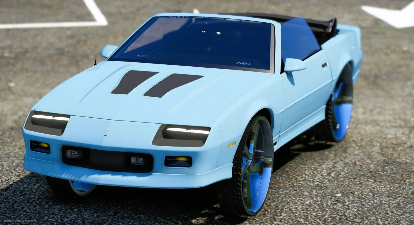 (Unbranded) Chevy Camaro Droptop ZL1 Donk 1990 | Krazy Customs