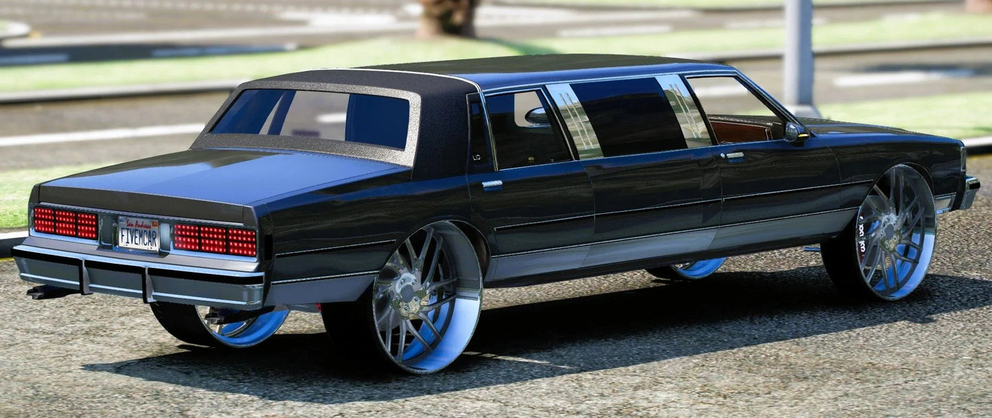 (Unbranded) Chevy Caprice Limo Donk 6 Seater | One Deep