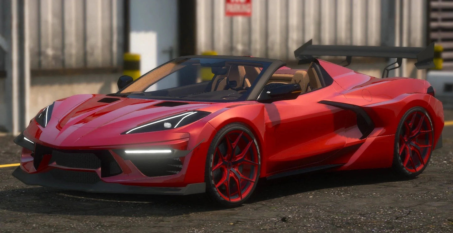 (Unbranded) Chevrolet Corvette C8 Widebody Auto Roof | Lee Customs