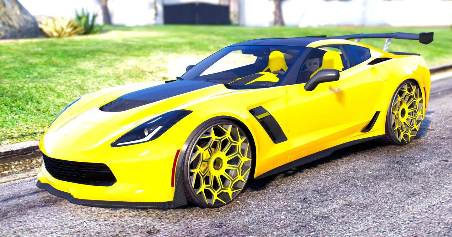 (Unbranded) Chevy Corvette Z06 C7R Edition | Trill