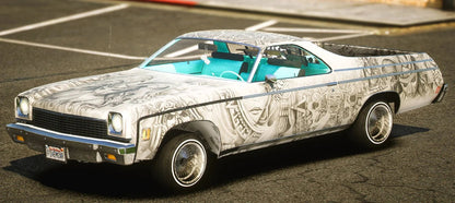 (Unbranded) Chevy El Camino Lowrider | Owl Frost