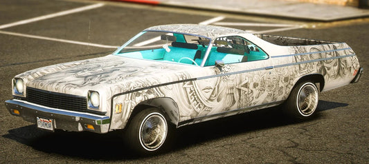 (Unbranded) Chevy El Camino Lowrider | Owl Frost