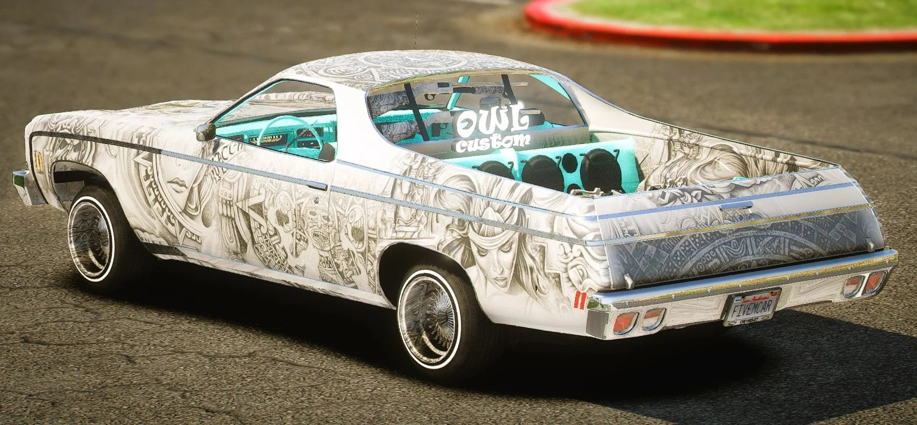 (Unbranded) Chevy El Camino Lowrider | Owl Frost