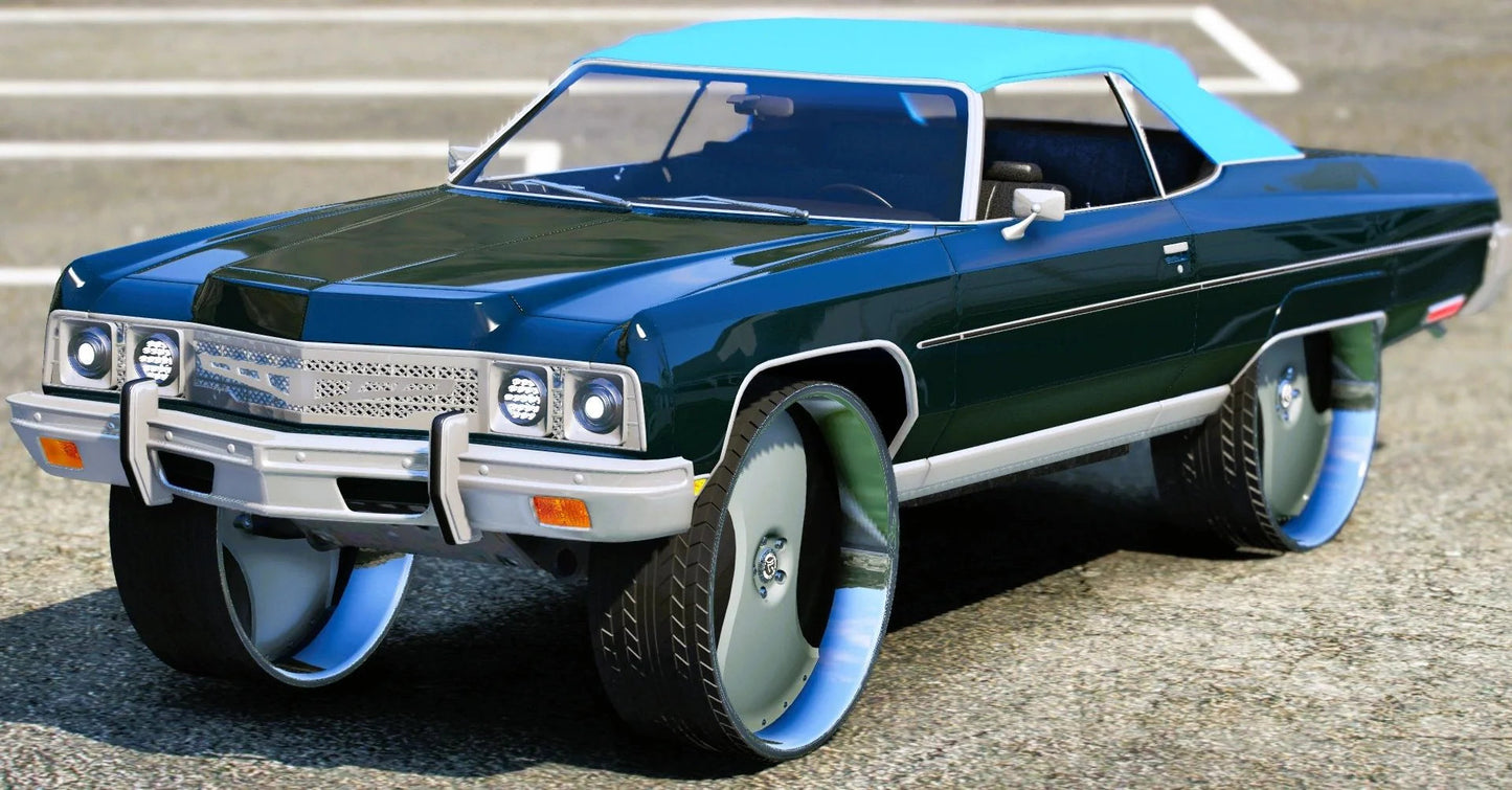 (Unbranded) Chevrolet Impala SRT 1973 Donk | Umrellas