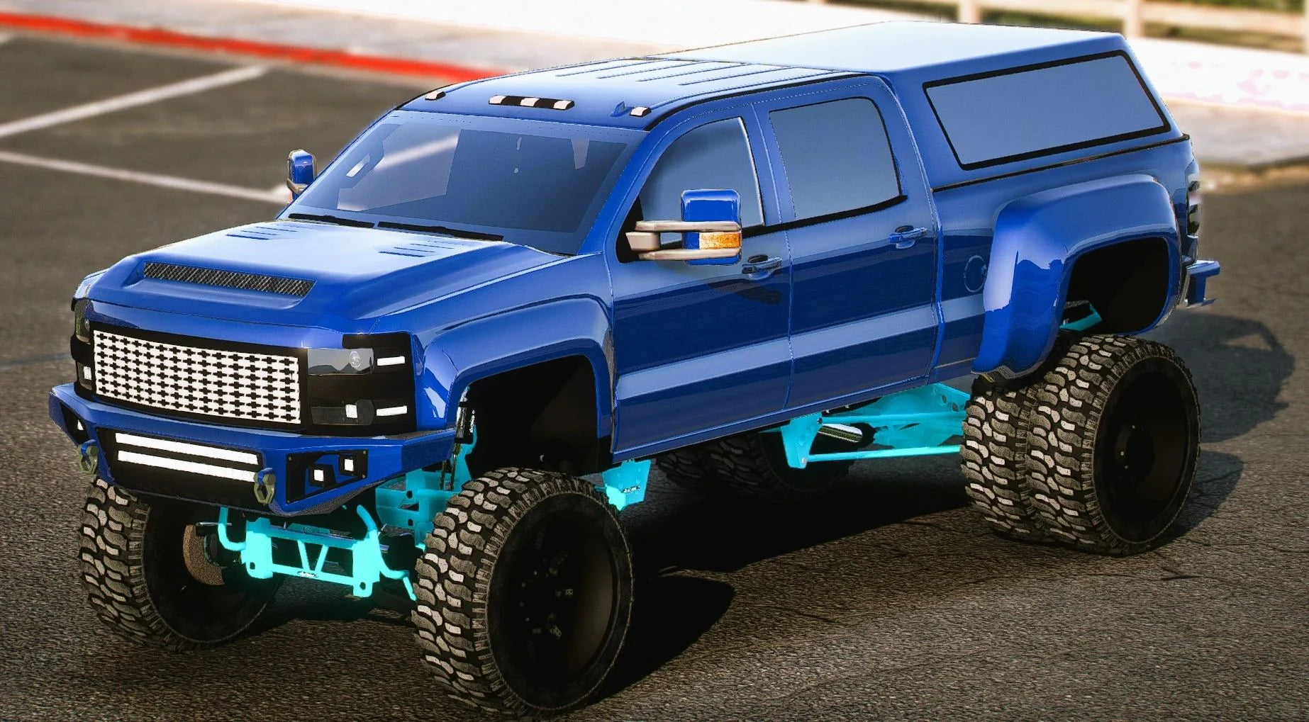 (Unbranded) Chevy Silverado Camper | Bagged Custom