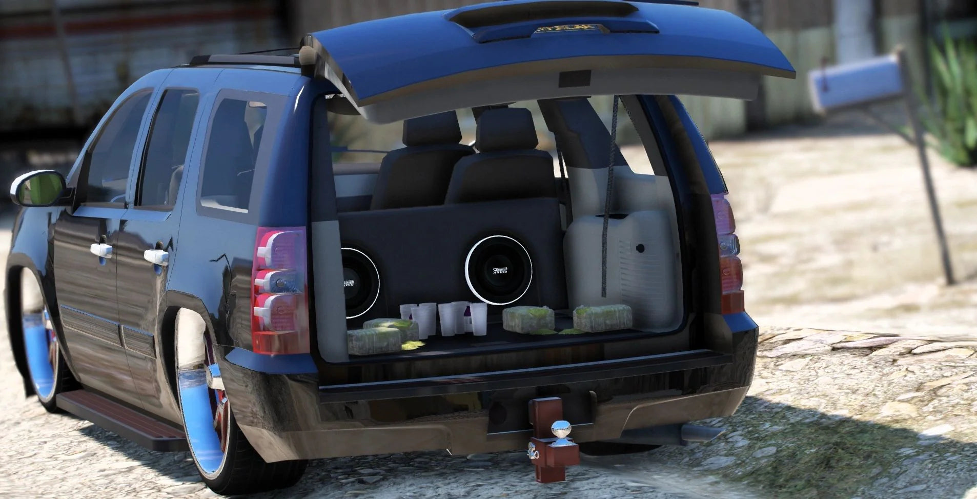 (Unbranded) Chevy Tahoe 08 Speakers and Lean | Vampz Customs