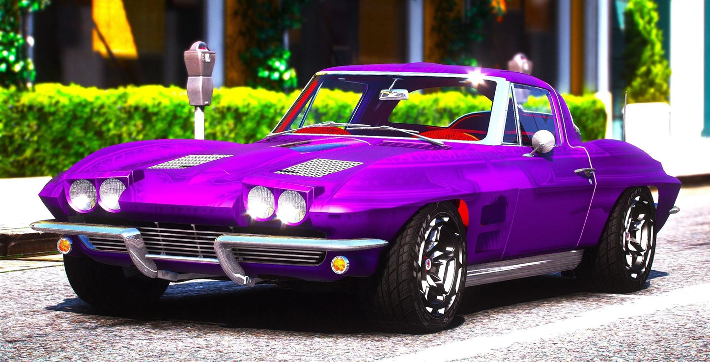 (Unbranded) Corvette Custom 1963 | Owl Frost