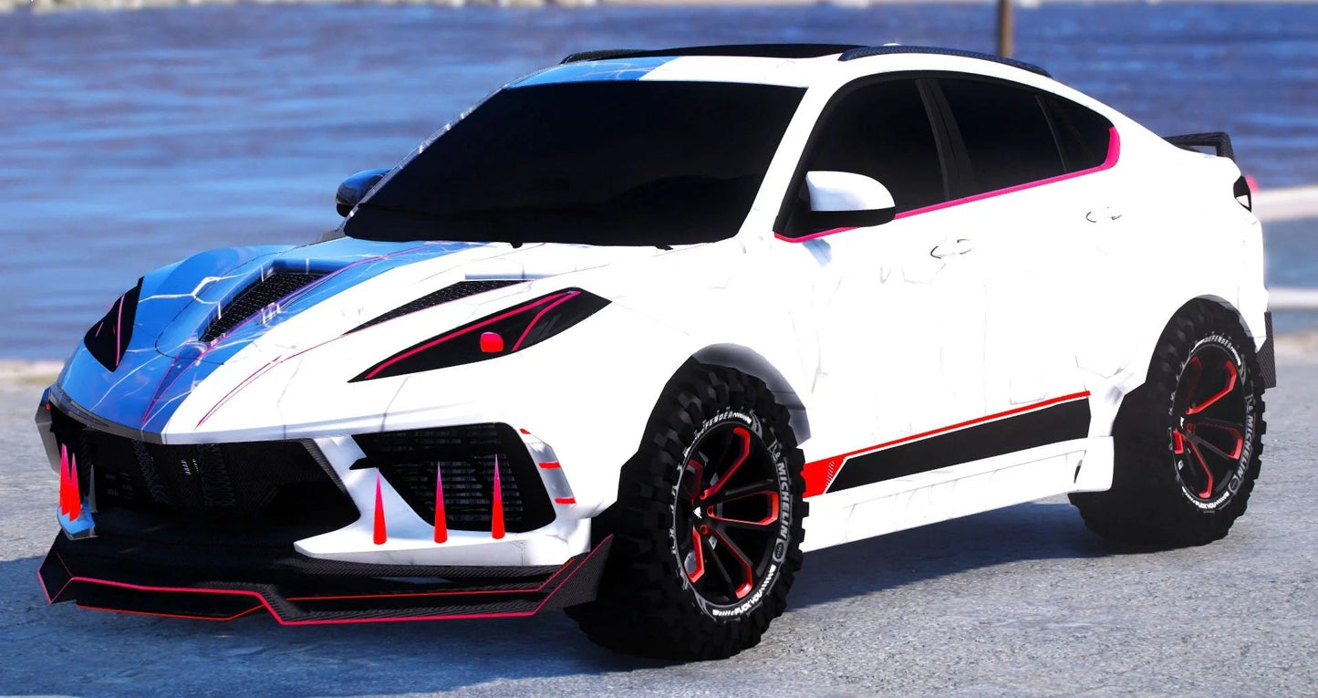 (Unbranded) Corvette Scr8 Widebody | Sawz Ink