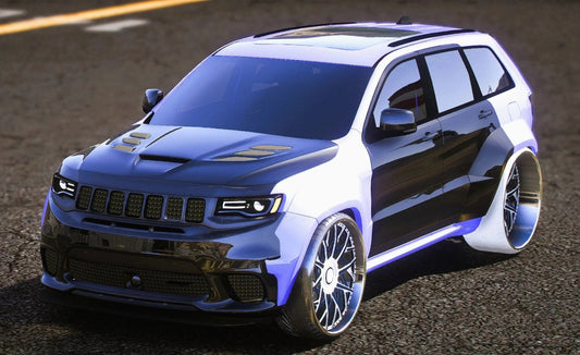 (Unbranded) Custom 1320 Scatpack Jeep Grand Cherokee Trackhawk On Forgiatos | Donk Boyz