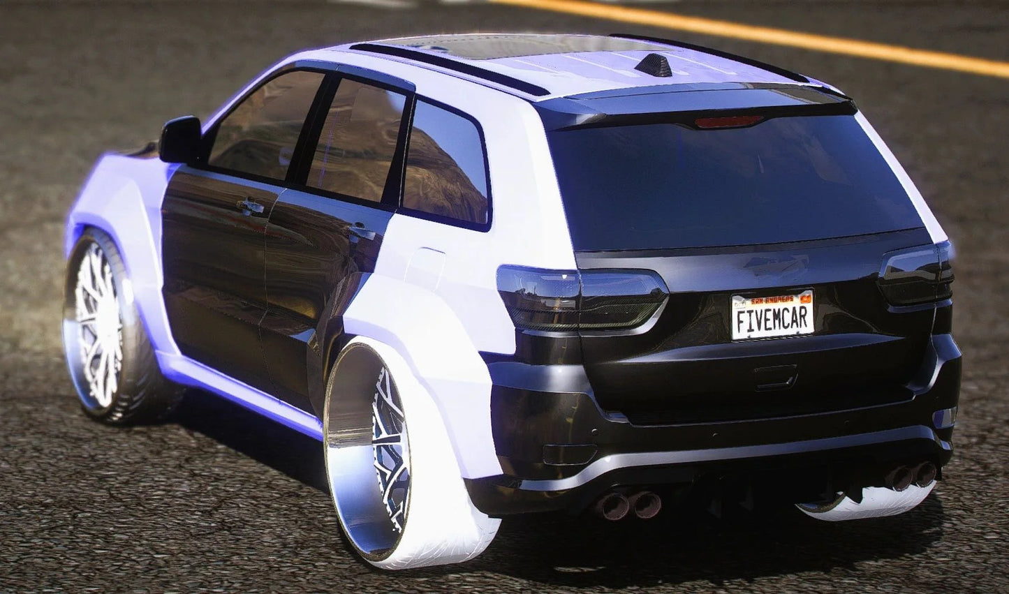 (Unbranded) Custom 1320 Scatpack Jeep Grand Cherokee Trackhawk On Forgiatos | Donk Boyz