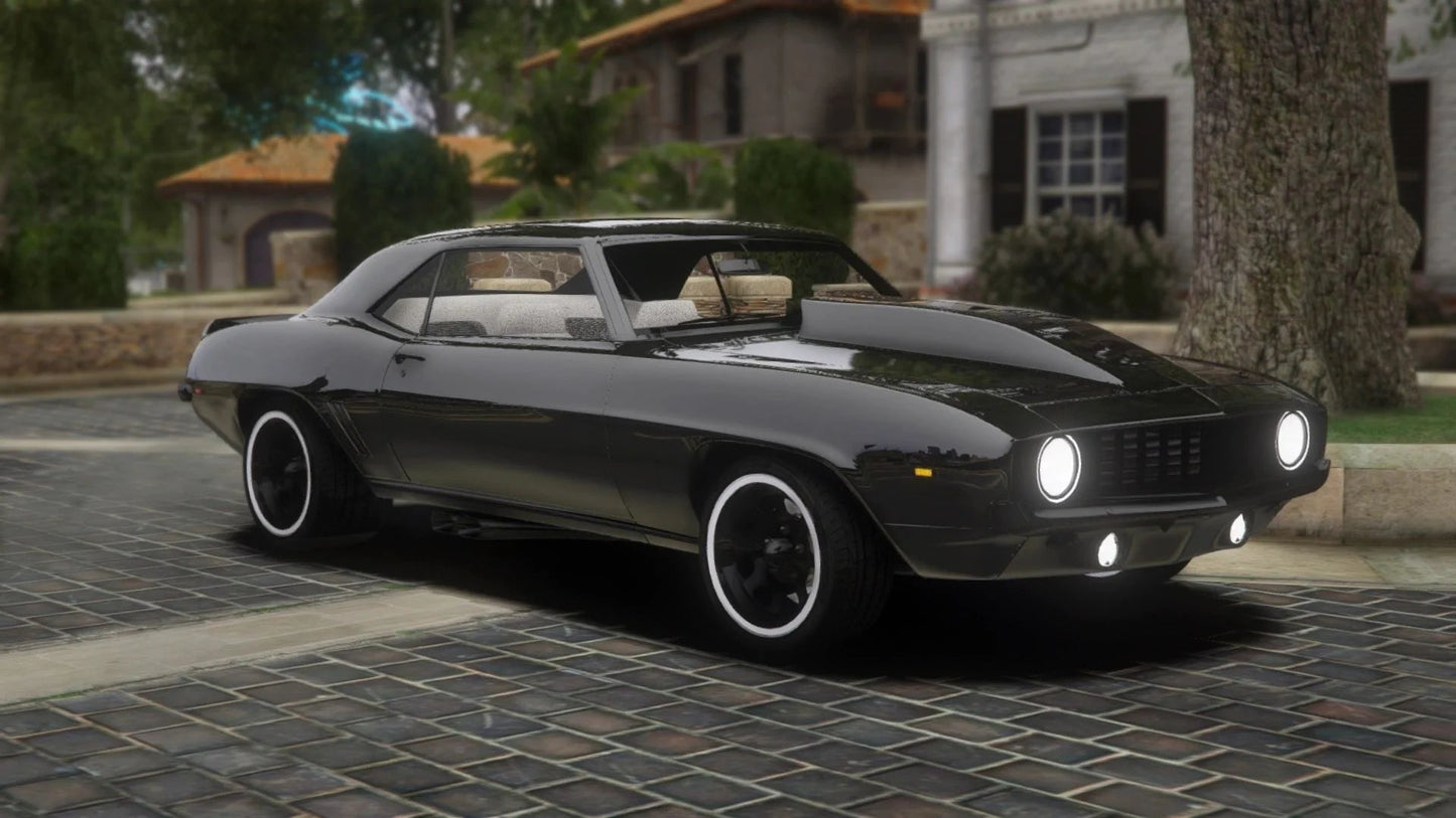 (Unbranded) Customs 1969 Camaro SS Nascar V8 | Freebo