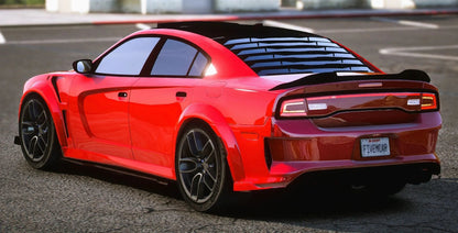 (Unbranded) Custom 2014 Dodge Charger 426 Ghoul Hellephant Replica (Animated Sunroof) | 4K Customs