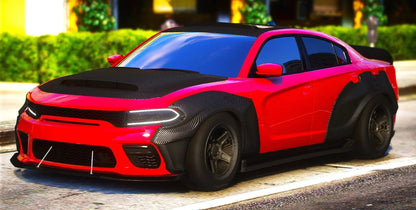 (Unbranded) Custom 2021 Dodge Charger Demon Carbon Body Widebody | 4K Customs