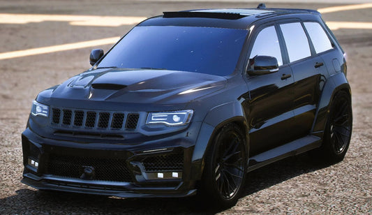 (Unbranded) Custom 2023 Jeep Grand Cherokee "Rhino_srt8" Replica | 4K Customs