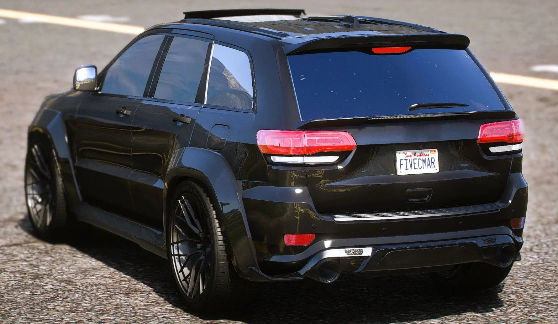 (Unbranded) Custom 2023 Jeep Grand Cherokee "Rhino_srt8" Replica | 4K Customs