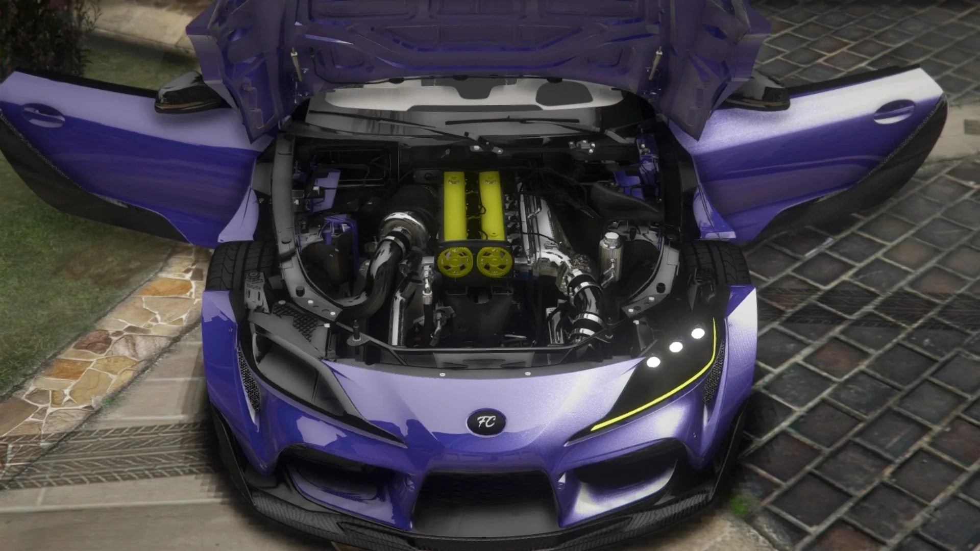 (Unbranded) Customs 2020 Toyota Supra A90 Street Hunter Targa Top Twin Turbo | Freebo