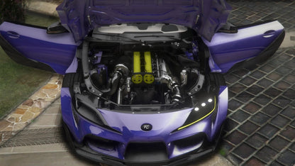 (Unbranded) Customs 2020 Toyota Supra A90 Street Hunter Targa Top Twin Turbo | Freebo
