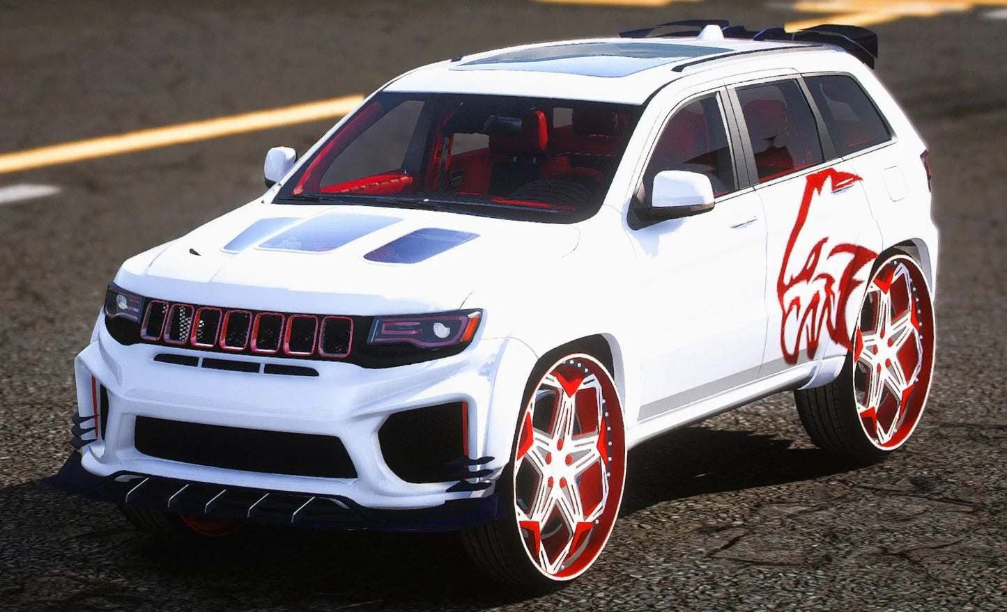 (Unbranded) Customs TrackHawk Widebody with Animated Lights | RTG Customz