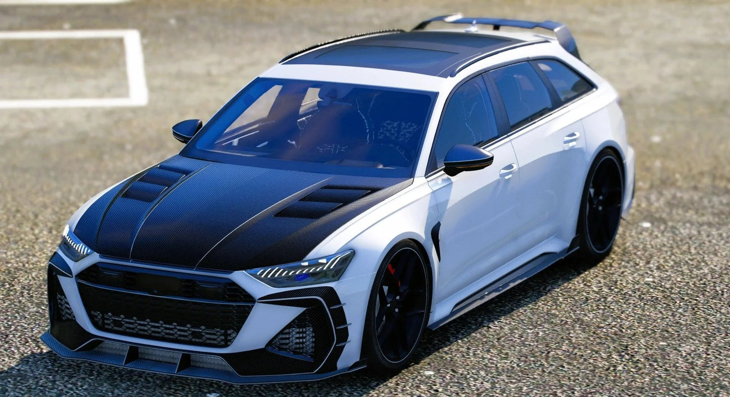 (Unbranded) Audi RS6 Avant 2022 Keyvany | Lemon
