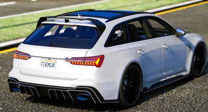 (Unbranded) Audi RS6 Avant 2022 Keyvany | Lemon