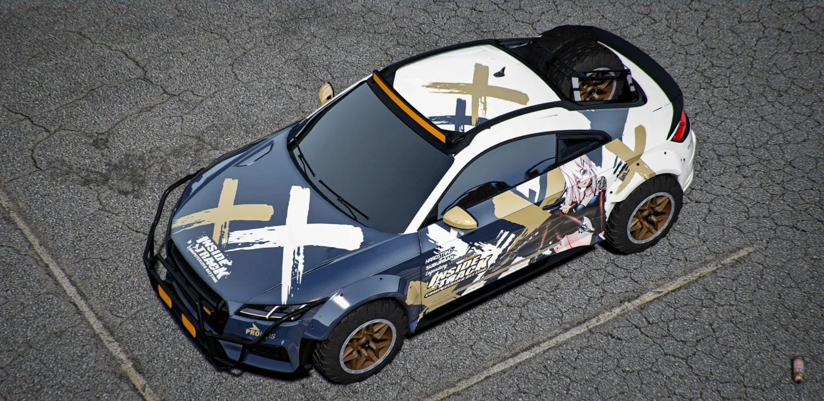 (Unbranded) Audi TTRS Safari Edition (2 Liveries) | Adan