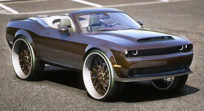 (Unbranded) Dodge Challenger SRT Demon Roadster Donk | Flexx Gordon