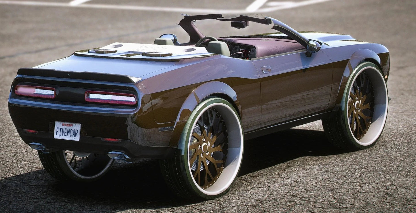 (Unbranded) Dodge Challenger SRT Demon Roadster Donk | Flexx Gordon