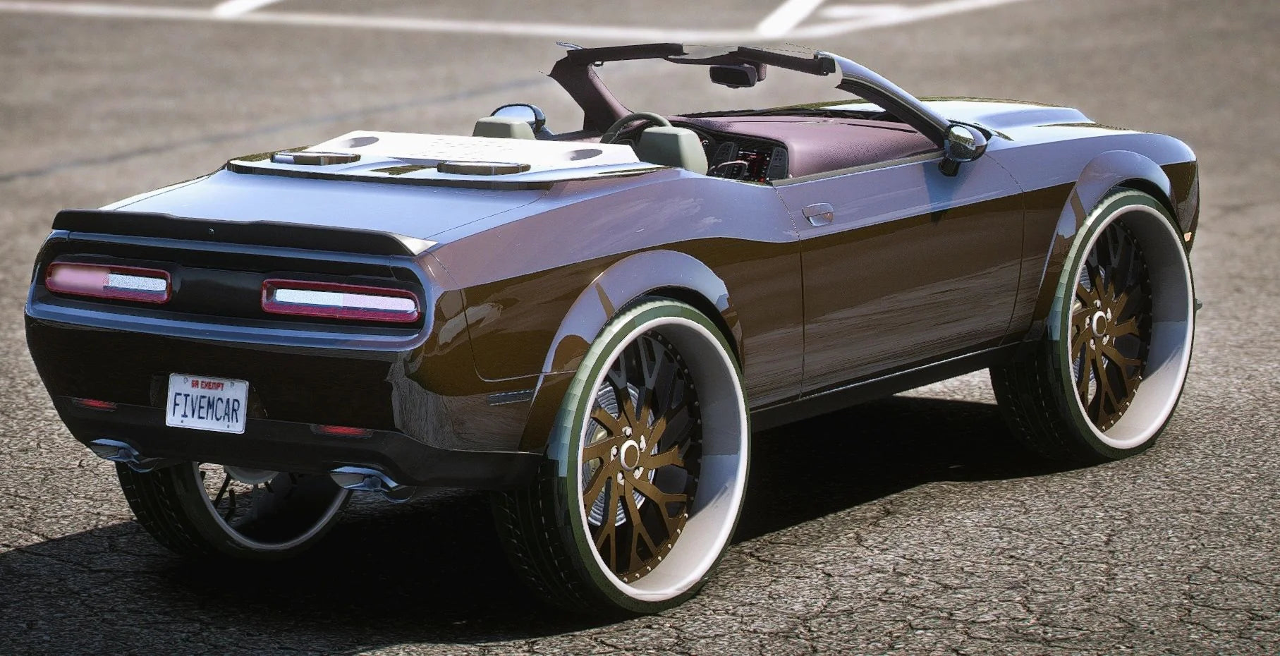 (Unbranded) Dodge Challenger SRT Demon Roadster Donk | Flexx Gordon