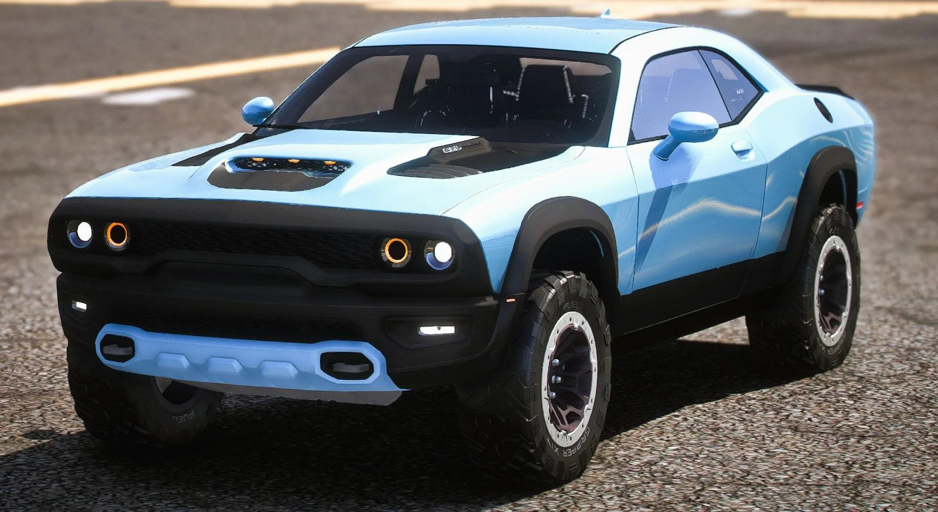 (Unbranded) Dodge Challenger TRX | LEO