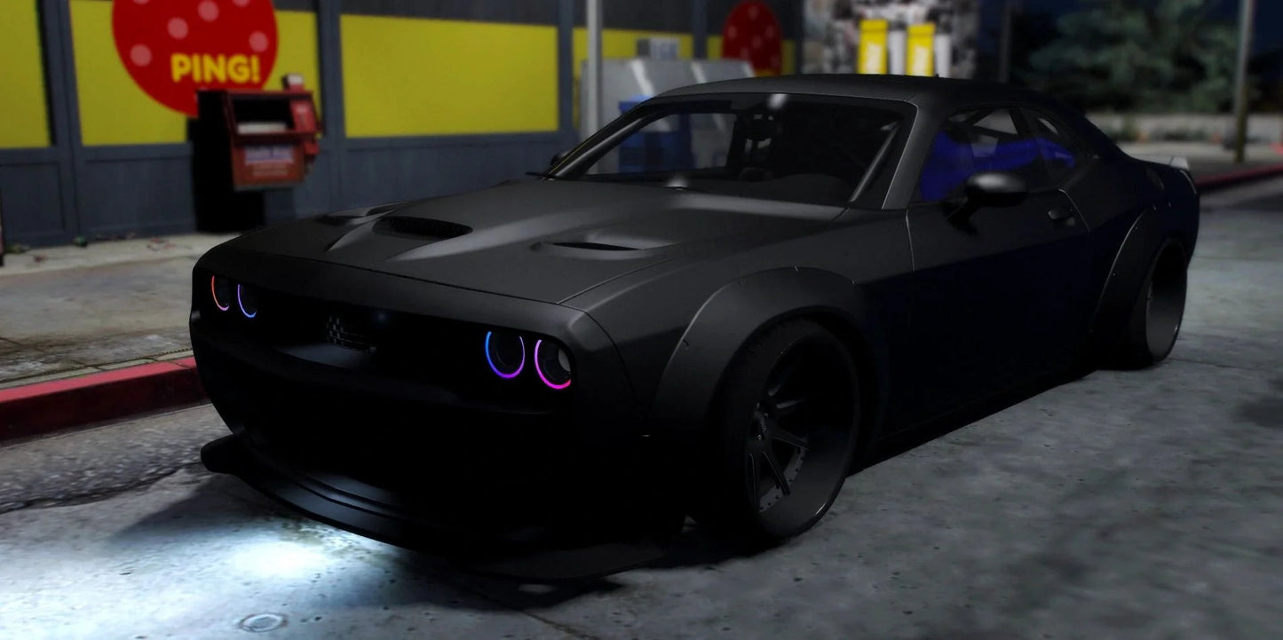 (Unbranded) Dodge Challenger WideBody Hellcat | Tora