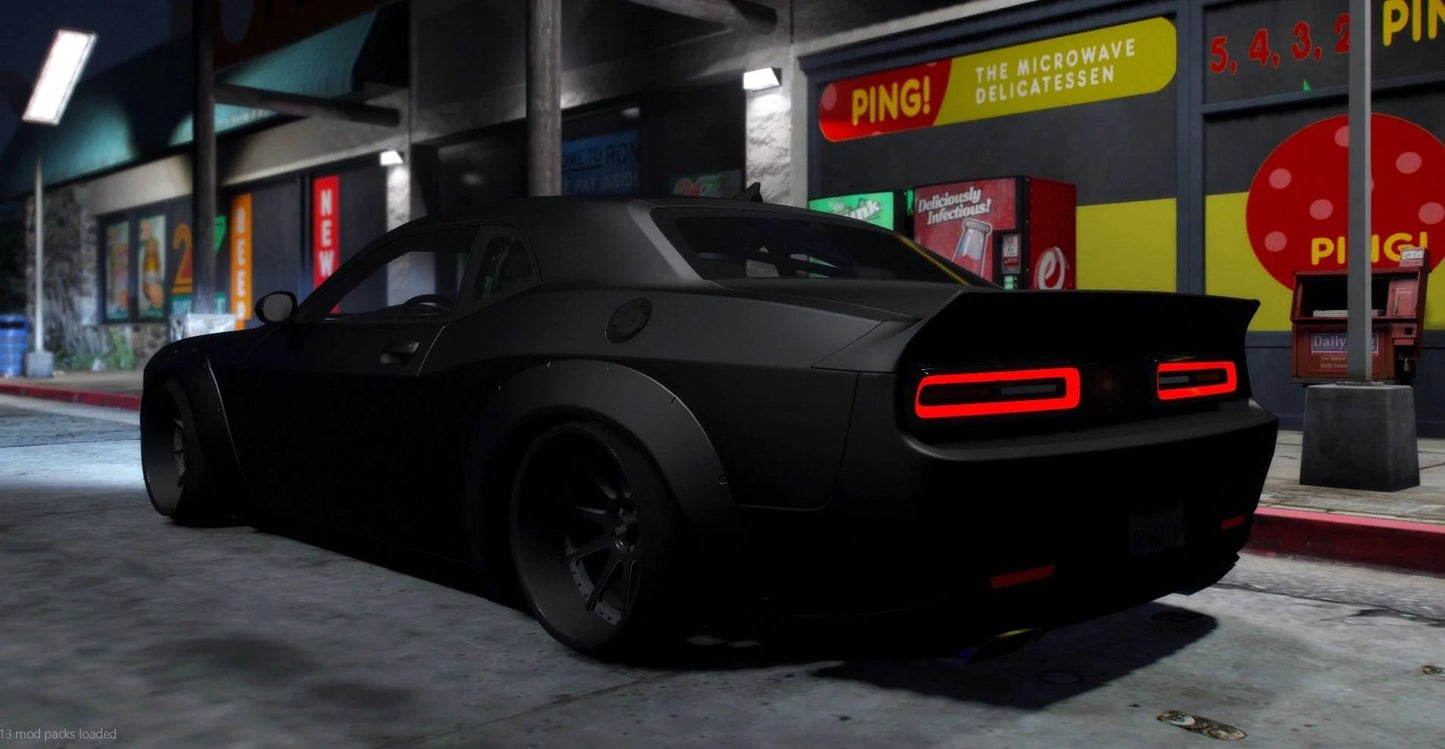 (Unbranded) Dodge Challenger WideBody Hellcat | Tora