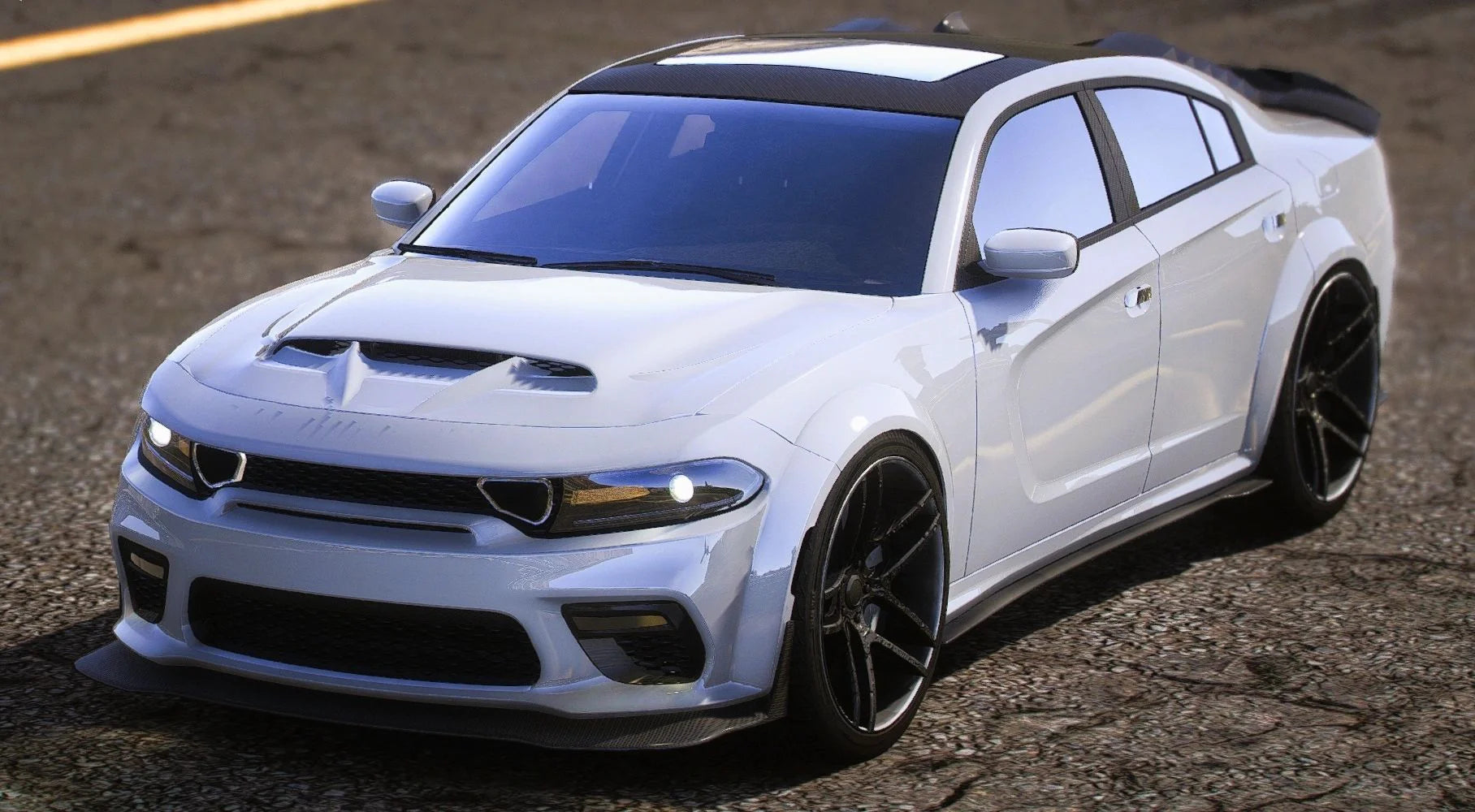 (Unbranded) Dodge Charger Demoncat Widebody (5 Liveries) | Mopar Mak