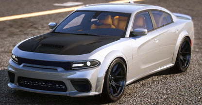 (Unbranded) Dodge Charger Hellcat Hermes Zebra Edition | Gwoppytrai