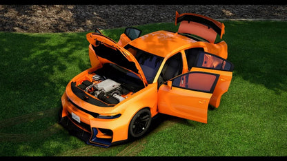 (Unbranded) Dodge Charger Hellcat SRT Liberty Walk | Zeed