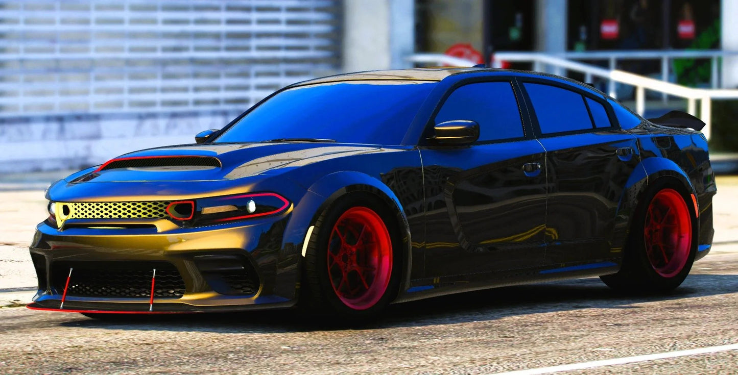 (Unbranded) Dodge Charger Hellcat Animated Lights | VBX
