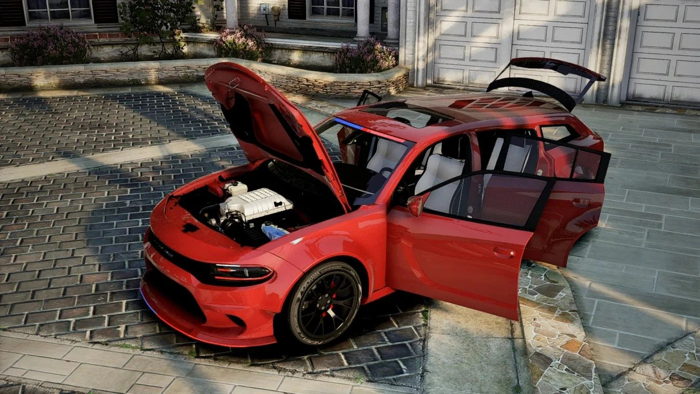 (Unbranded) Dodge Charger SRT Wagon Police Modern Lights | NM