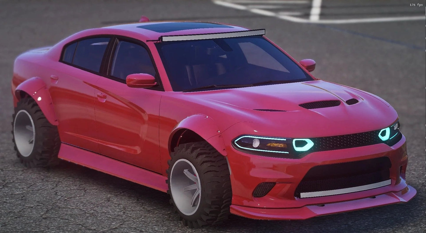 (Unbranded) Dodge Charger Widebody Lifted Edition | Tora