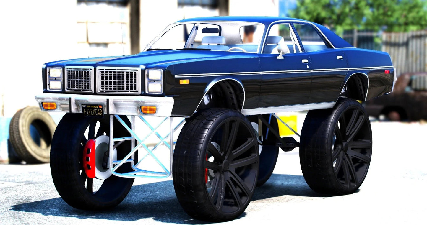 (Unbranded) Dodge Monaco Swap Hemmi 1977 Donk | Gonnie