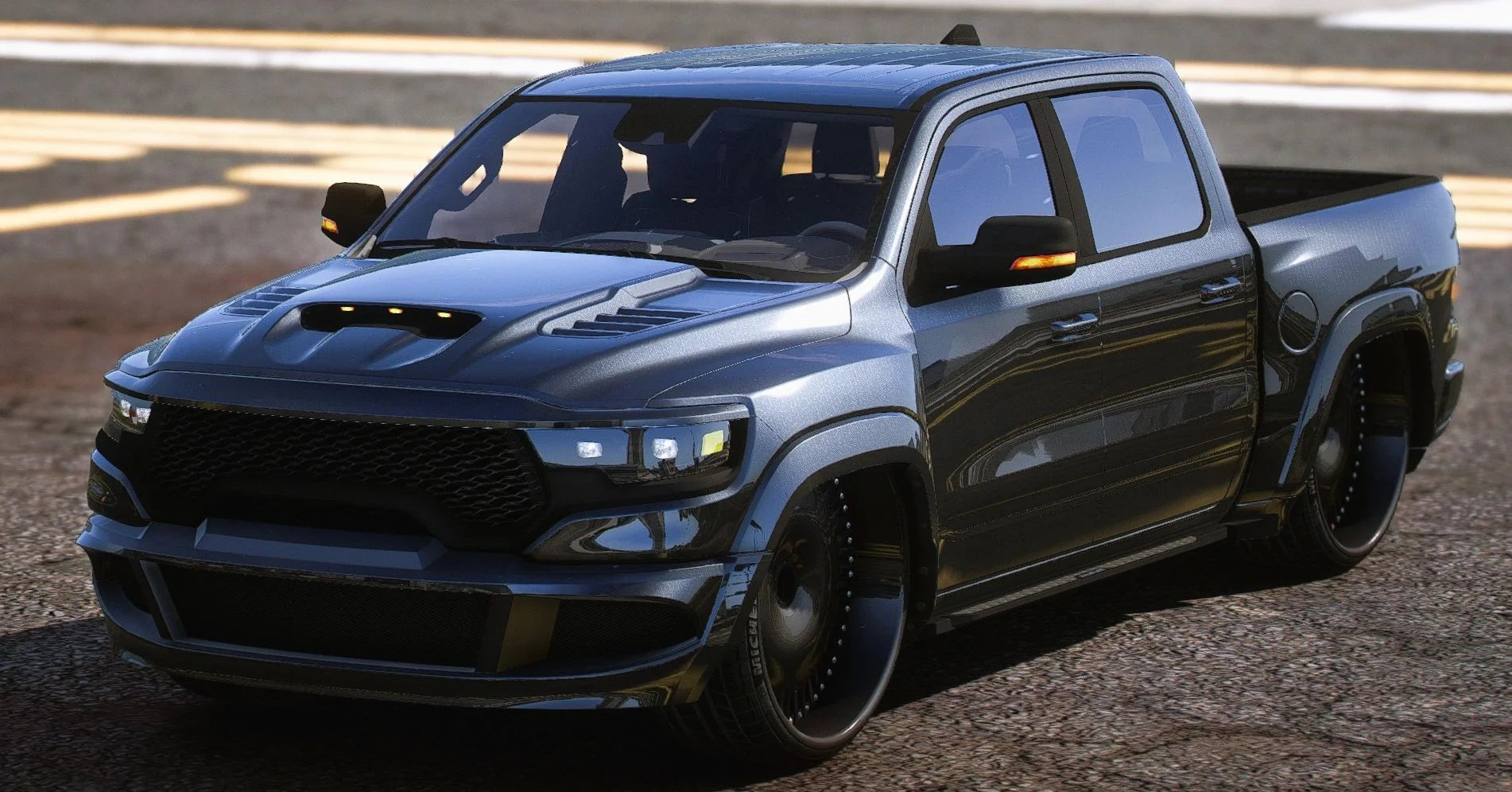 (Unbranded) Dodge Ram TRX 2022 Blacked Custom | Domyah