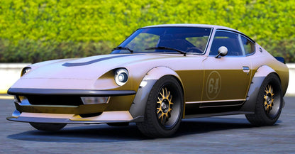(Unbranded) Datsun 280Z Fosberg Racing Gold Leader 1975 | Ikx3