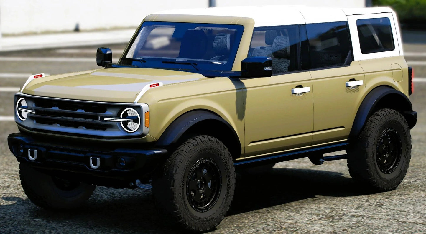 (Unbranded) Ford Bronco 4-Door Concept 2021 | Dazu