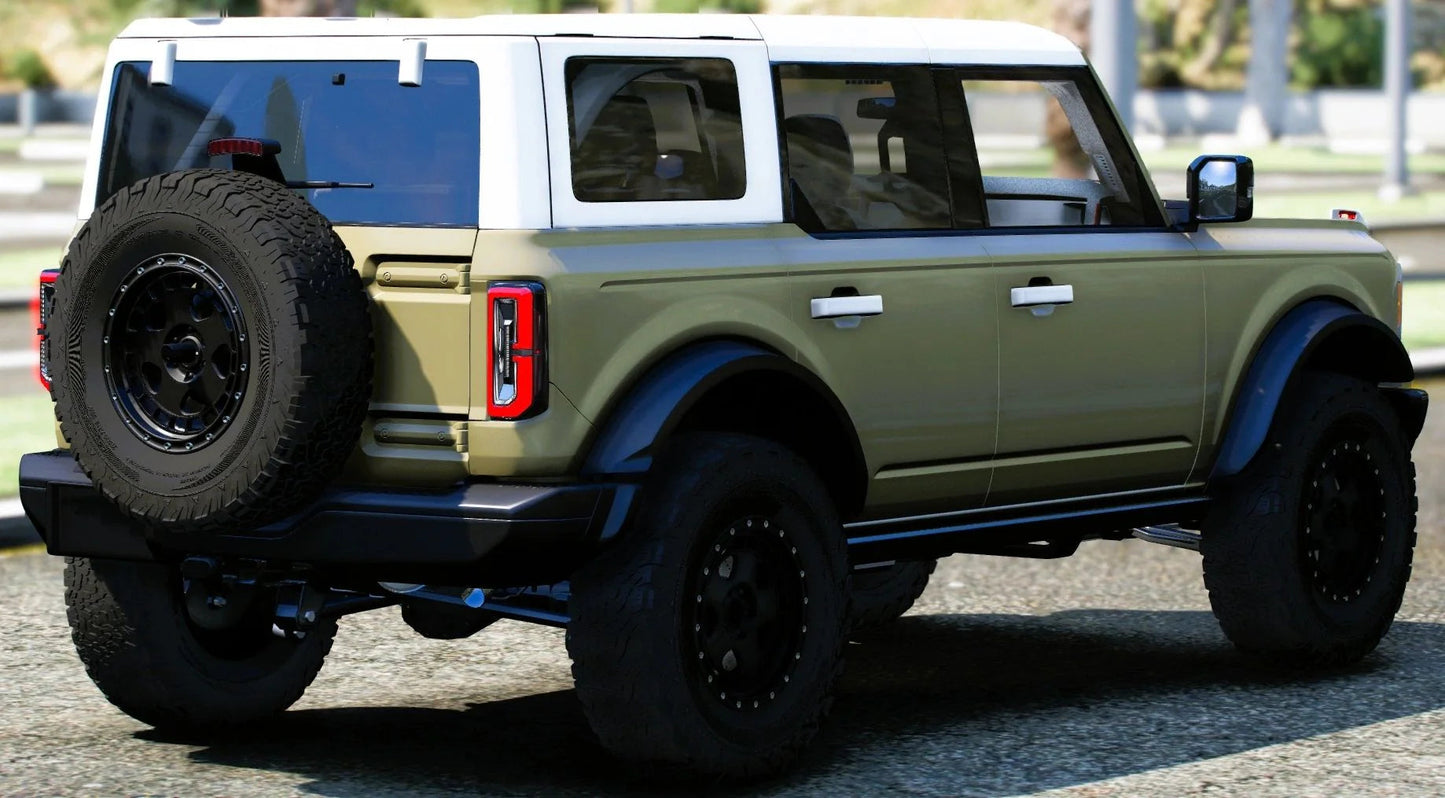 (Unbranded) Ford Bronco 4-Door Concept 2021 | Dazu