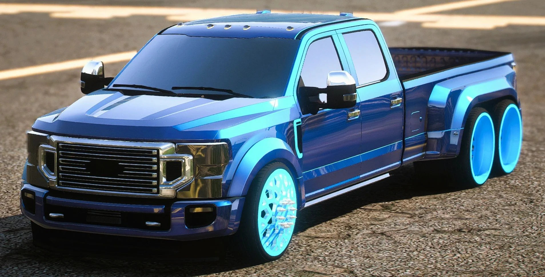 (Unbranded) Ford F450 Dually LED 6x6 Edition | Tora