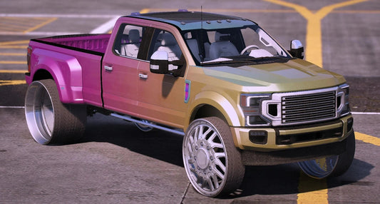 (Unbranded) FORD F450 PLATINUM DUALLY ON 34" FORGIATOS | 412donklife Customs