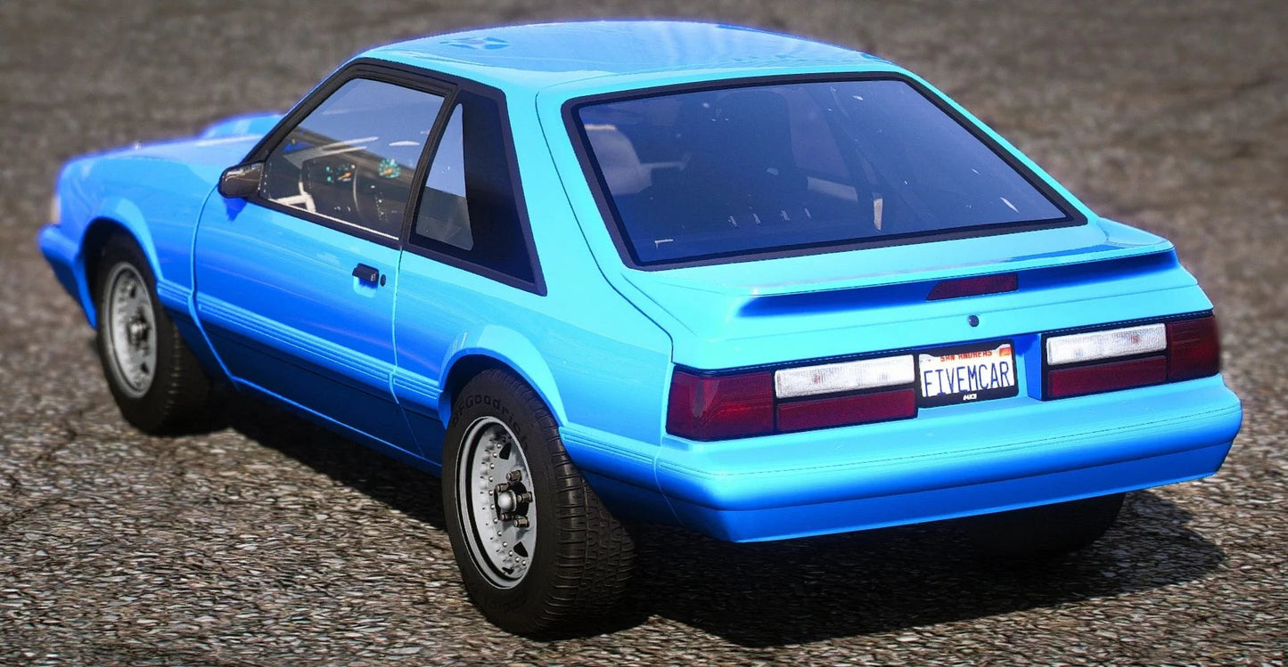 (Unbranded) Ford Mustang Fox Body (FnF9) 1987 | Ikx3