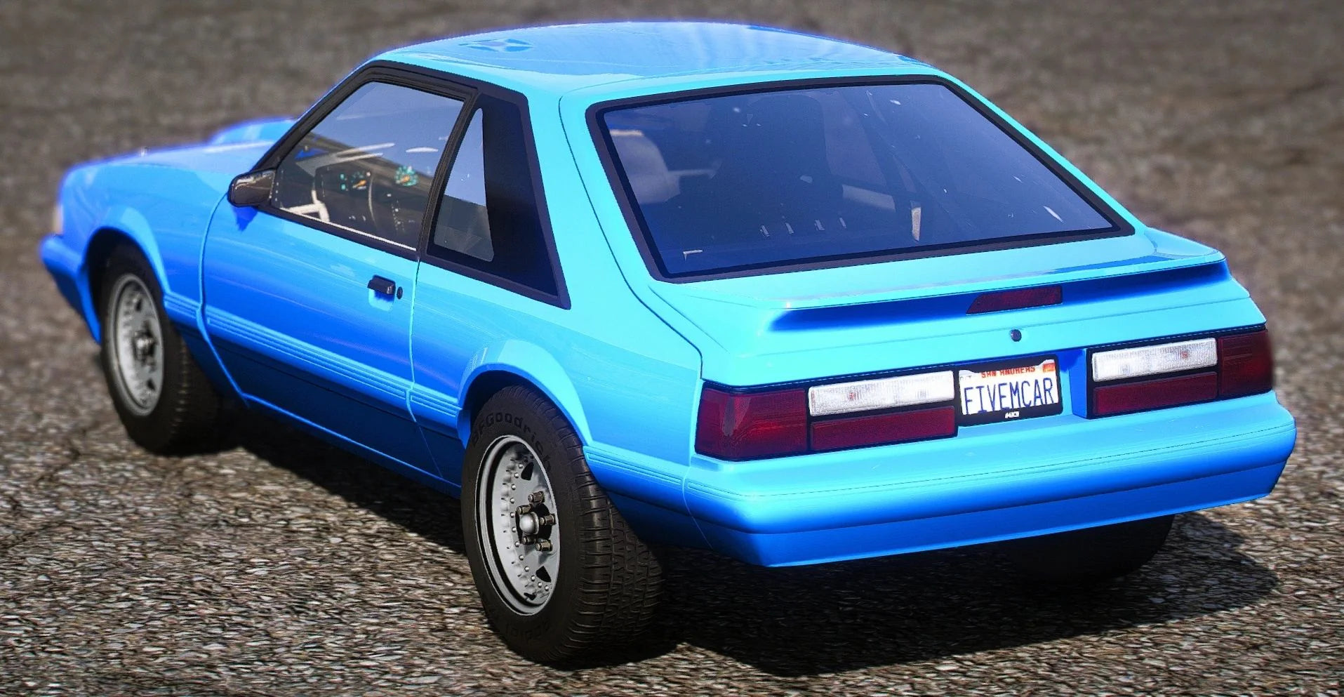 (Unbranded) Ford Mustang Fox Body (FnF9) 1987 | Ikx3