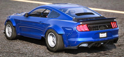 (Unbranded) Ford Mustang RTR Drag Car Single Turbo 1500WHP | Razer Kobain