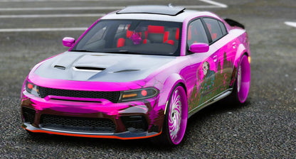 (Unbranded) Friday The 13th Dodge Charger SRT Ghoul Widebody Donk | FX Builds